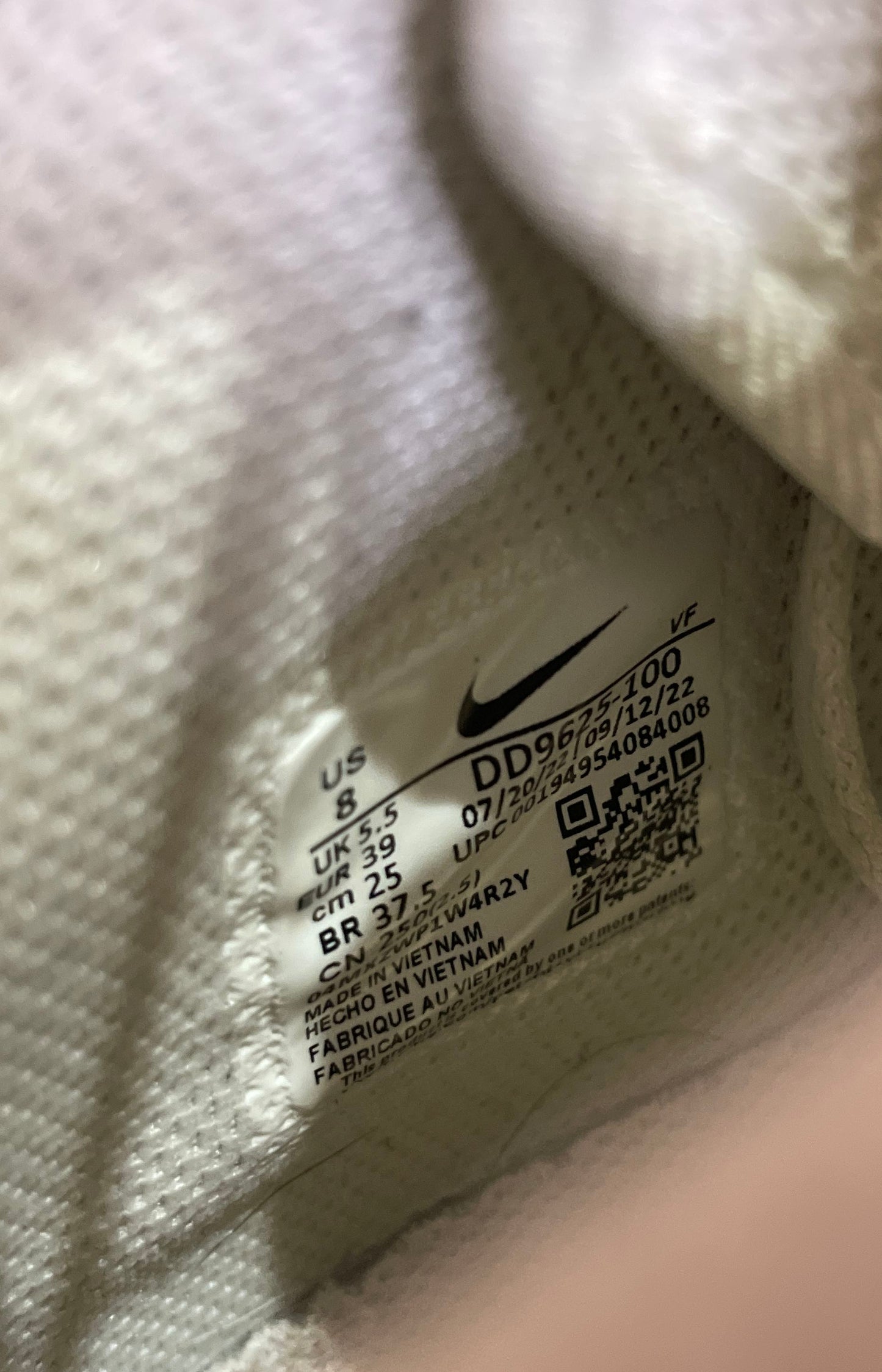 Nike Air Force 1 Mid '07 Triple White Women's Size 8