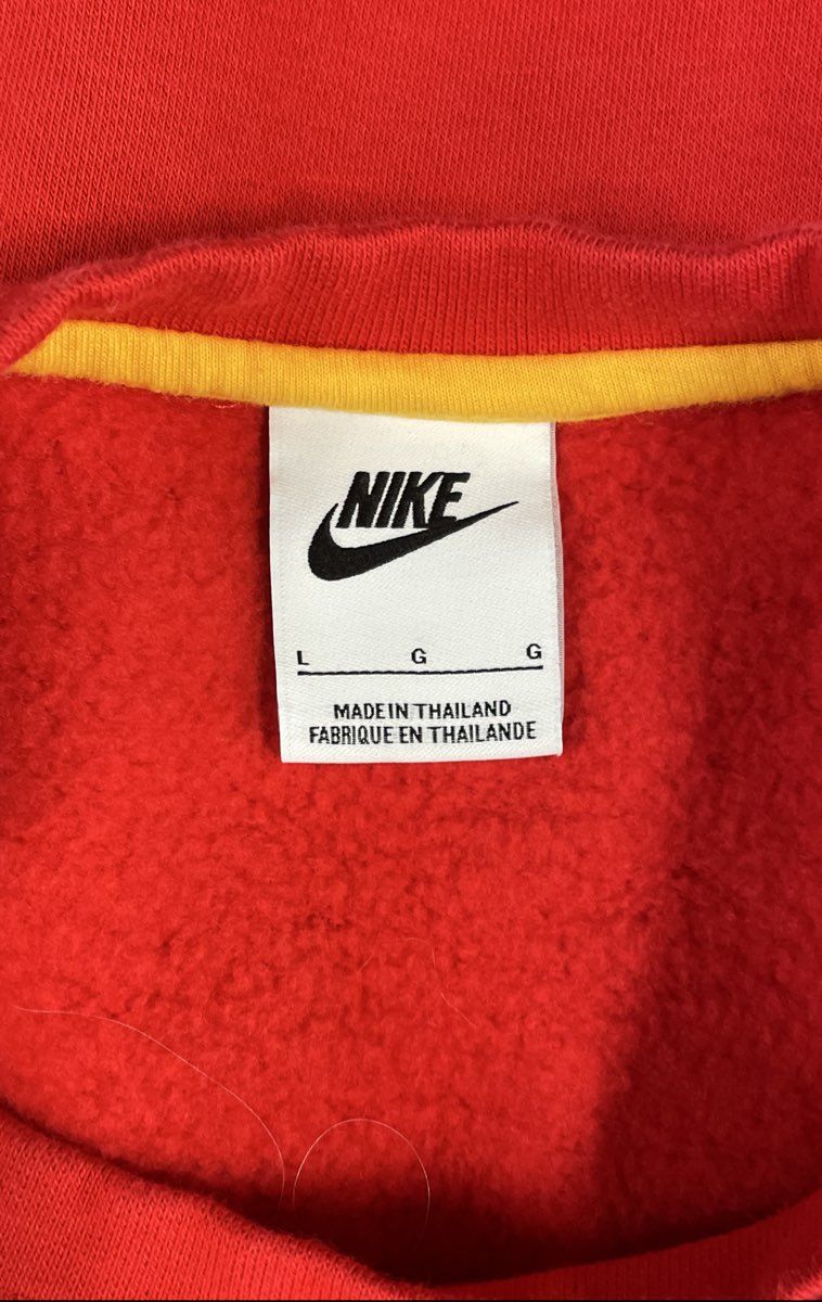 Men's Size L Red Gold Nike x NFL Kansas City Chiefs Longsleeve Shirt