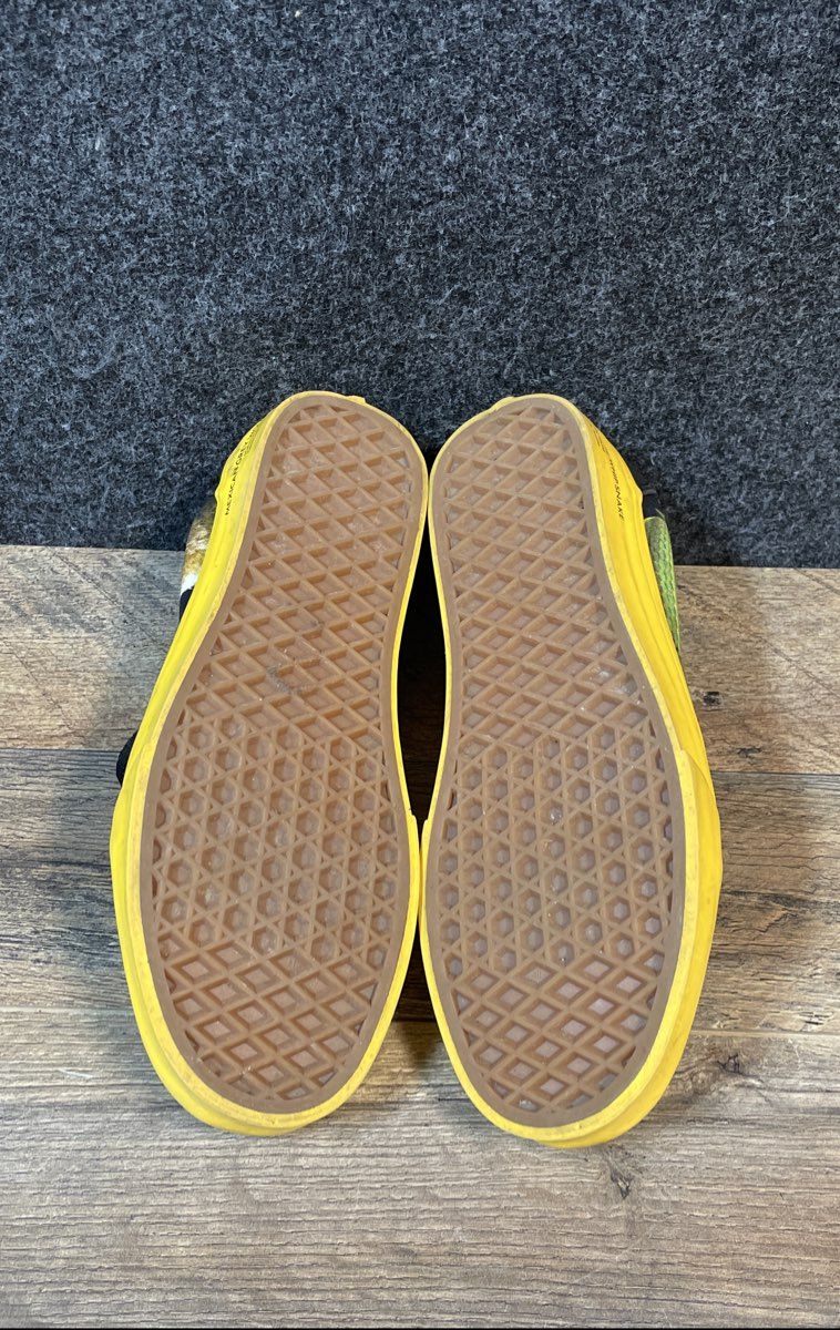 Vans National Geographic Old Skool Animal Prints Black Yellow Men 6 Wmn 7.5 DS