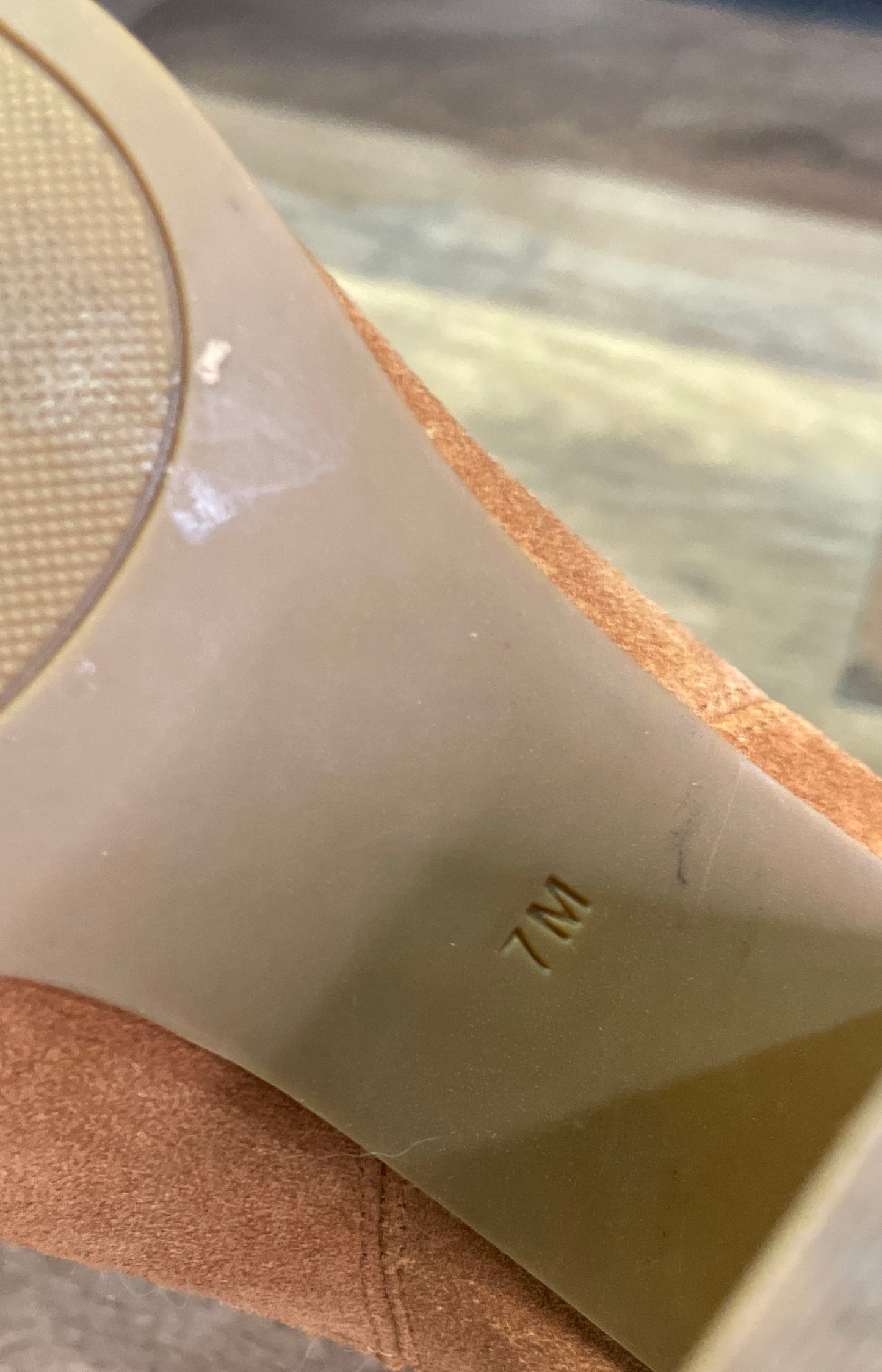 Michael Kors Tan Suede Block Heel Chelsea Ankle Boots Women's Size 7