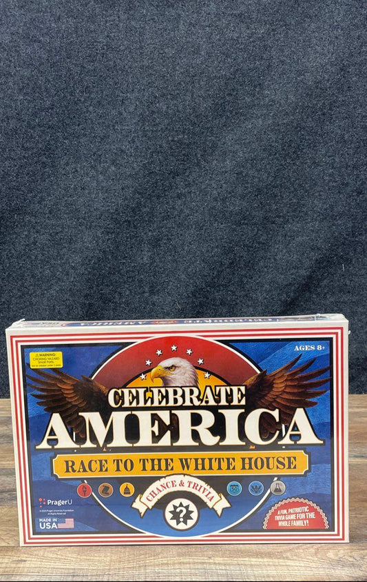 PragerU Celebrate America Race to the White House Board Game 2023 New Sealed