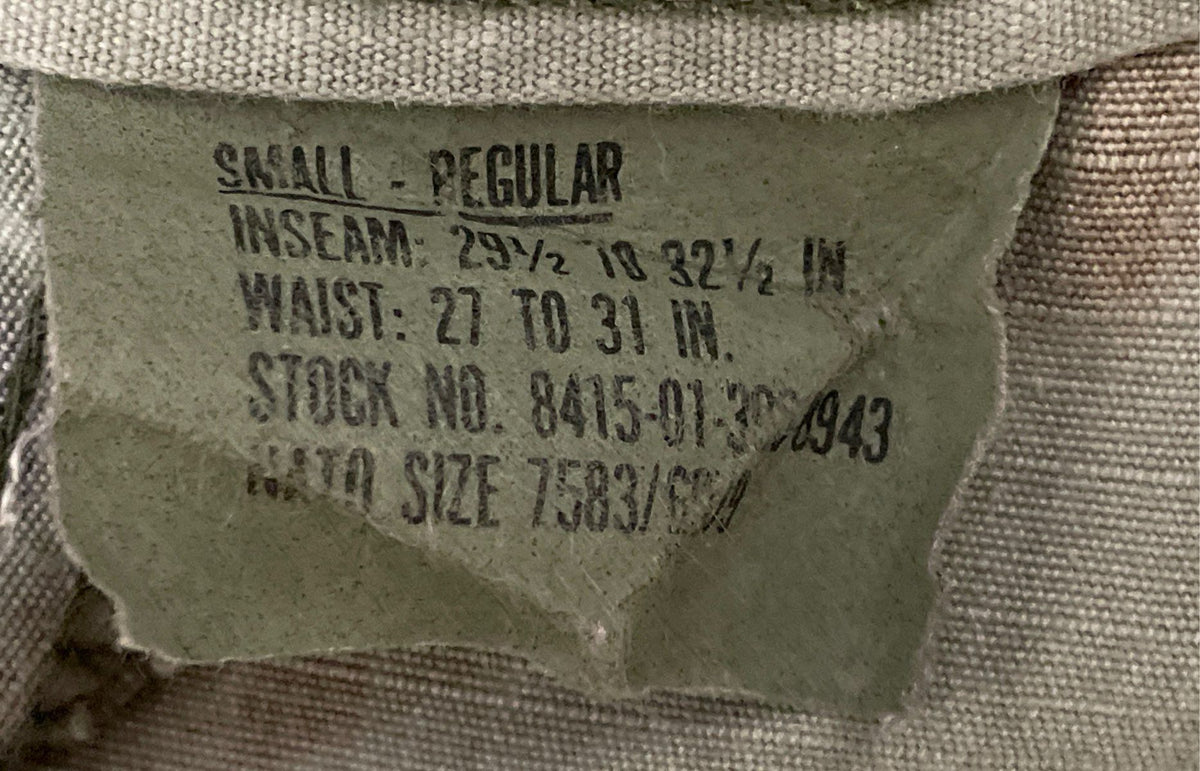 Vintage 90s US Military Woodland Camo BDU Ripstop Combat Pants Small Regular