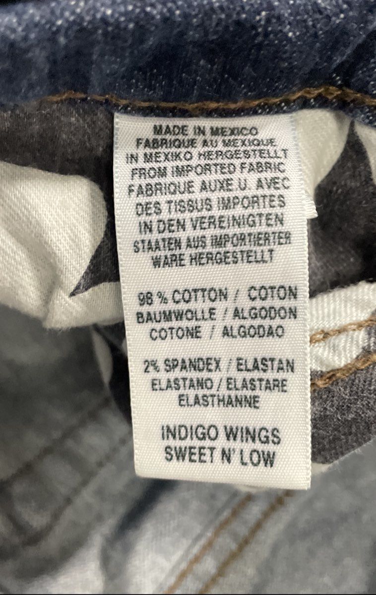 Lucky Brand Women's Blue Indigo Wings Sweet N' Low Bootcut Jeans Sz 4/27
