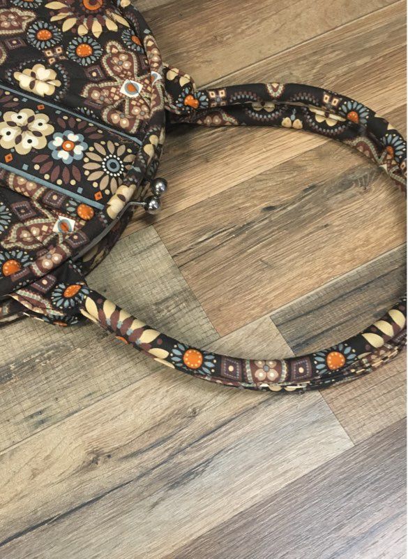 Vera Bradley Caramel Top Handle Bag