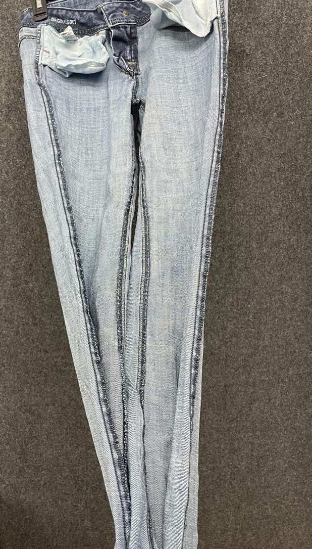 American Eagle Women's Original Boot Cut Jeans Medium Wash Denim AEO Size 4