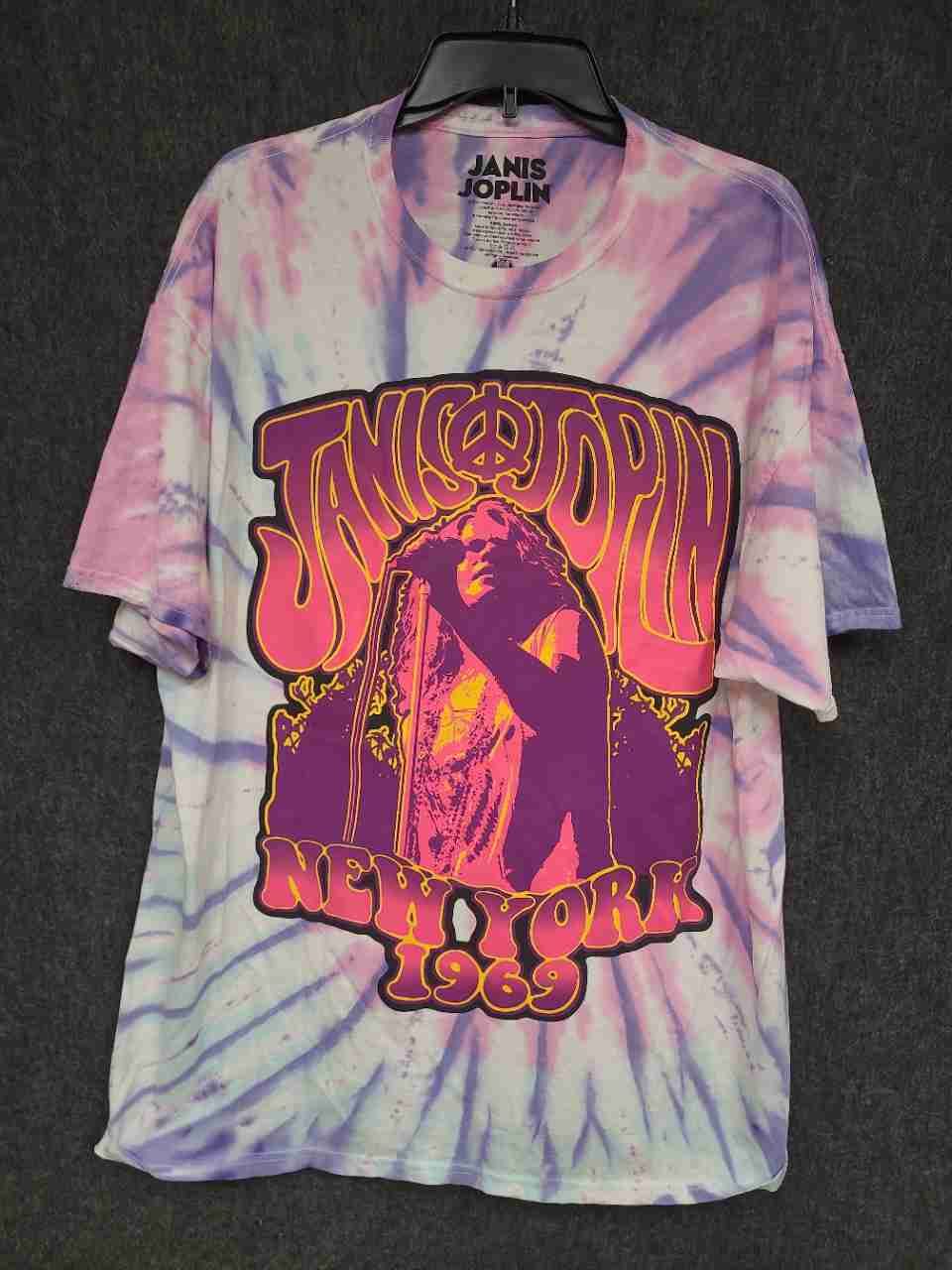 Janis Joplin New York 1969 Tie-Dye T-Shirt Reprint Get Down Art Sz XL