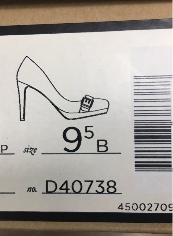 Cole Haan Chelsea Low Pump Black Leather Women's Size 9.5 B