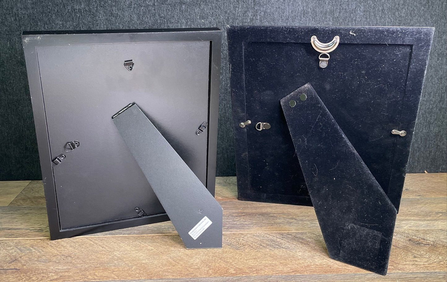 Set Of 2 Medium Glass/Metal Picture Frames