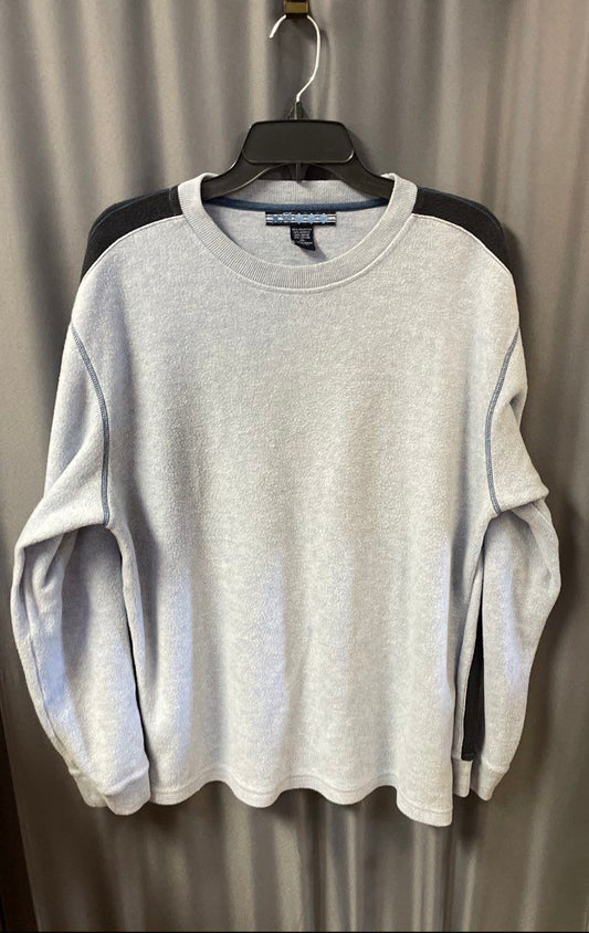 Vintage 90s Michael Gerald X9 Colorblock Racing Stripe Sweater Blue Sz XL