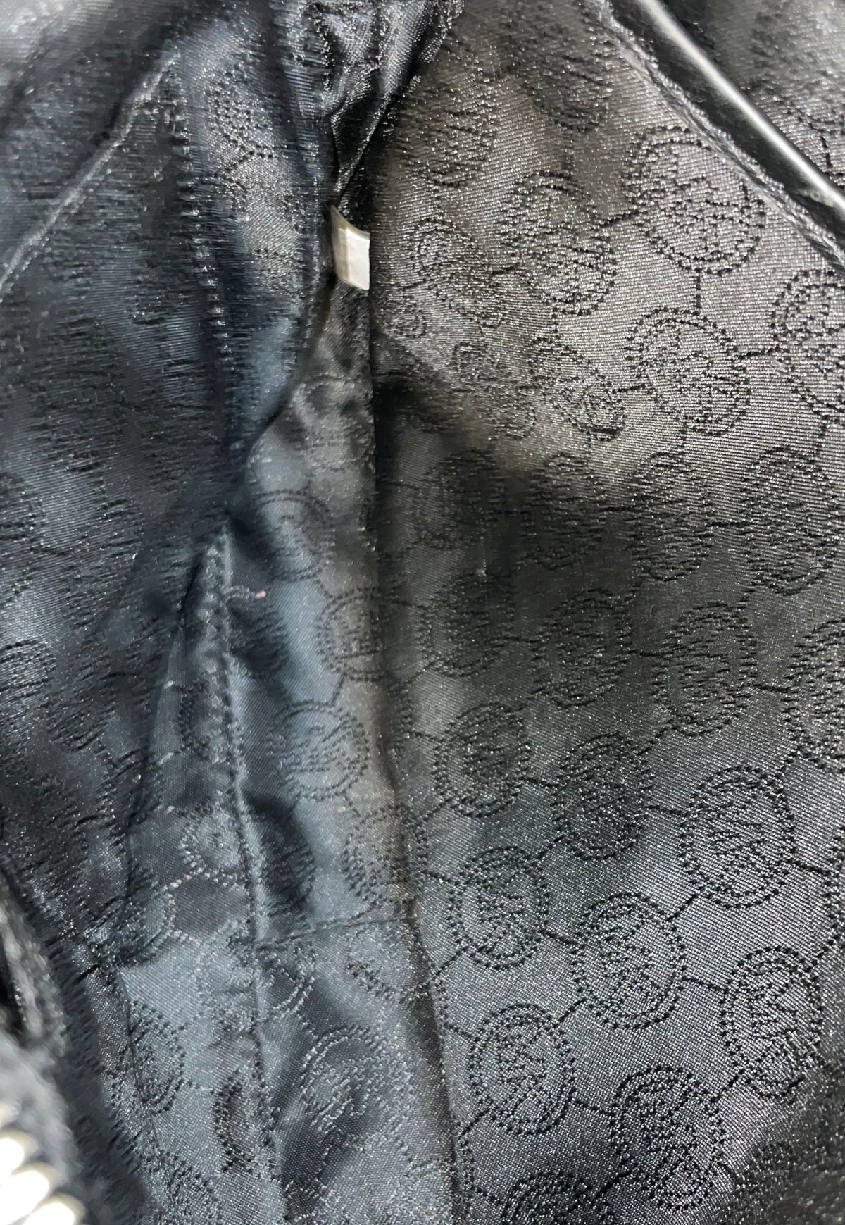 Michael Kors Black Modern Signature Jet Set East West Crossbody Silver Hardware