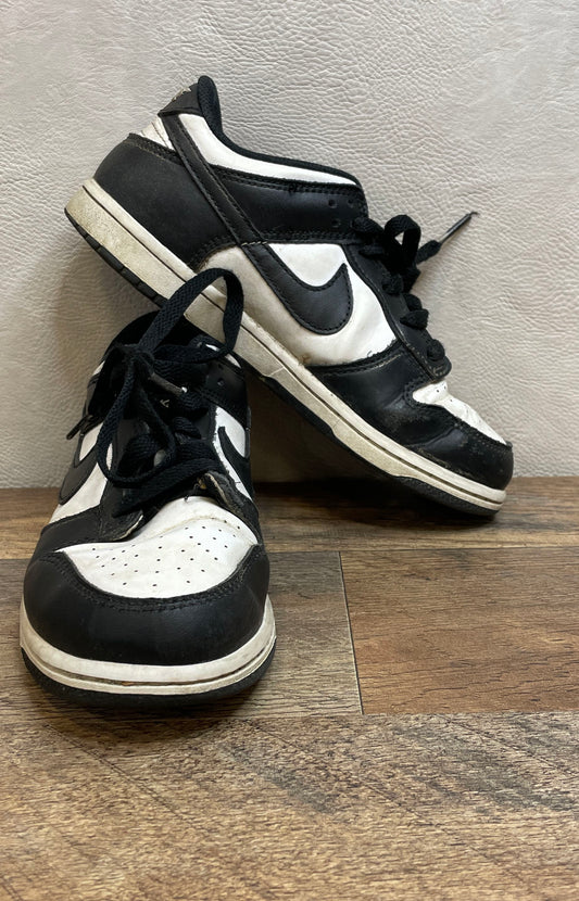 Nike Dunk Low Panda Black White Kids Casual Sneakers Size 3Y