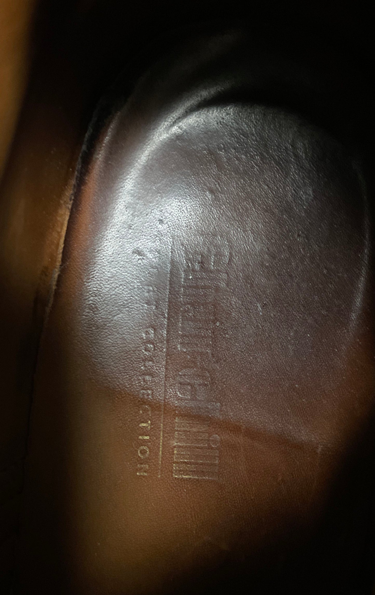 Churchill 623095C Brown Leather Oxford Ankle Chukka Boots Men's Size 8.5 M