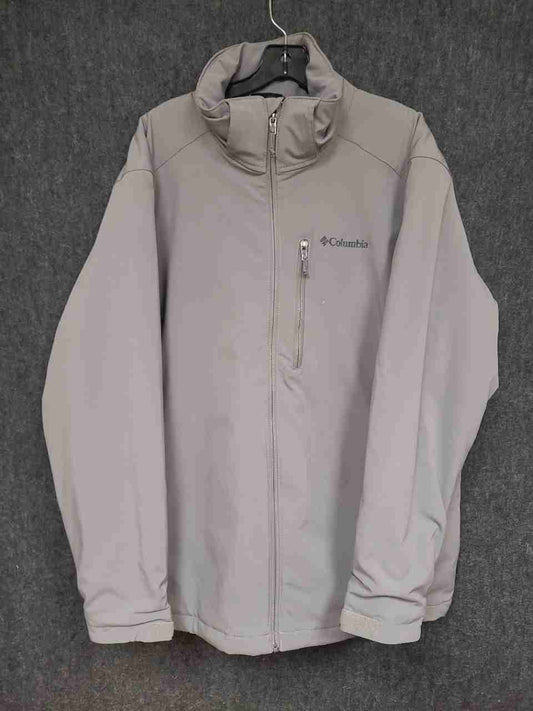 Columbia Men's Gray Gate Racer Insulated Softshell Jacket Size L