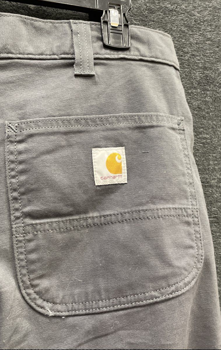 Carhartt Men's Gray Rugged Flex Rigby 5-Pocket Slim Fit Stretch Pants 34x34 NWT