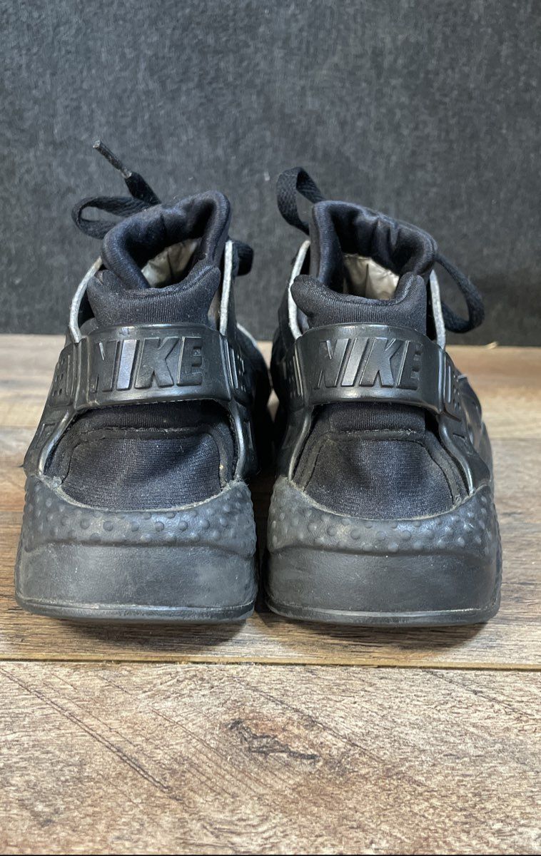 Nike Air Huarache Triple Black GS Kids Youth Athletic Sneakers Size 7Y