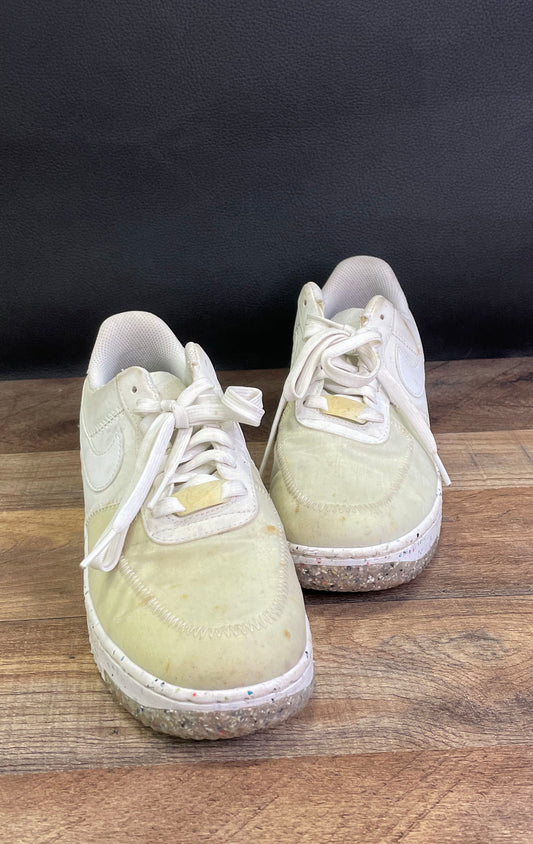 Nike Air Force 1 Crater Summit White Barely Volt Sneakers Women's Size 7.5