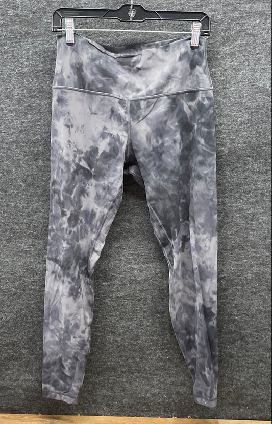 Lululemon Women's Align High-Rise Leggings Grey Diamond Dye Yoga Pant Sz 12