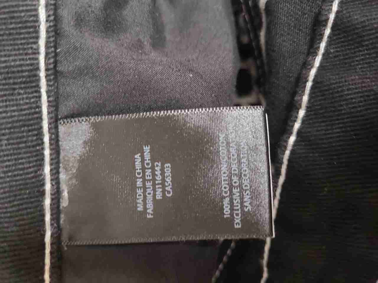 Ninth Ambush Hall Men's Black White Contrast Stitch Dragon Graphic Jeans Sz 44