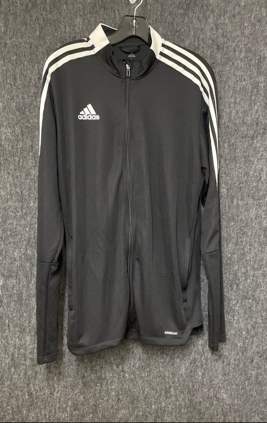 Adidas Men's Tiro 21 Track Jacket Black White Aeroready Primegreen Sz L