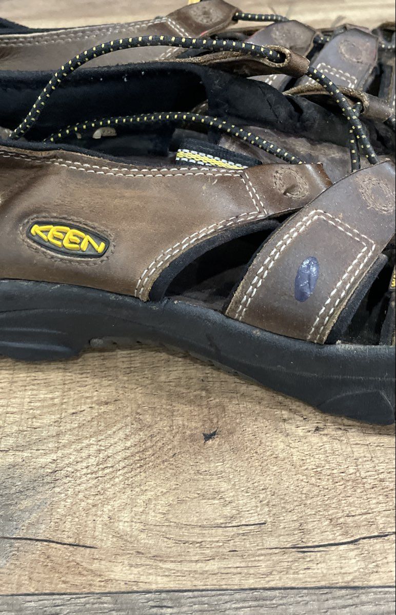 Keen Newport Brown Leather Fisherman Outdoor Hiking Sandals Mens Size 13