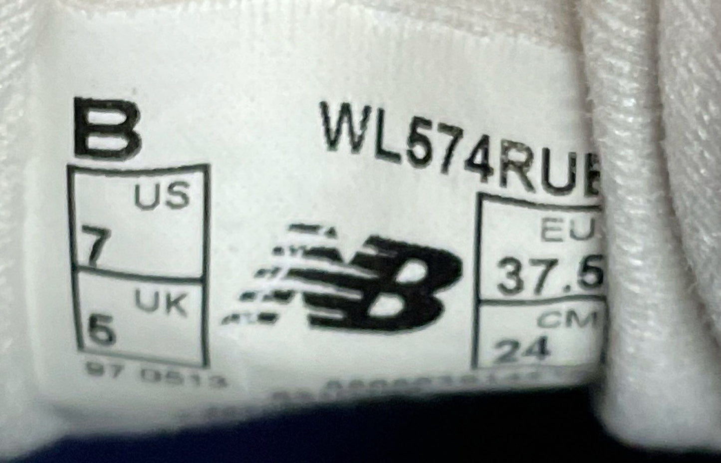 New Balance 574 Classic Blue Green Lifestyle Sneakers Women's Size 7