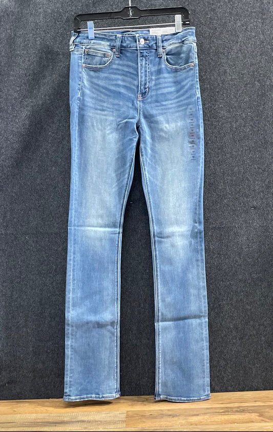 American Eagle Women's Stacked Jeans Light Blue Next Level Stretch Sz 10 NWT