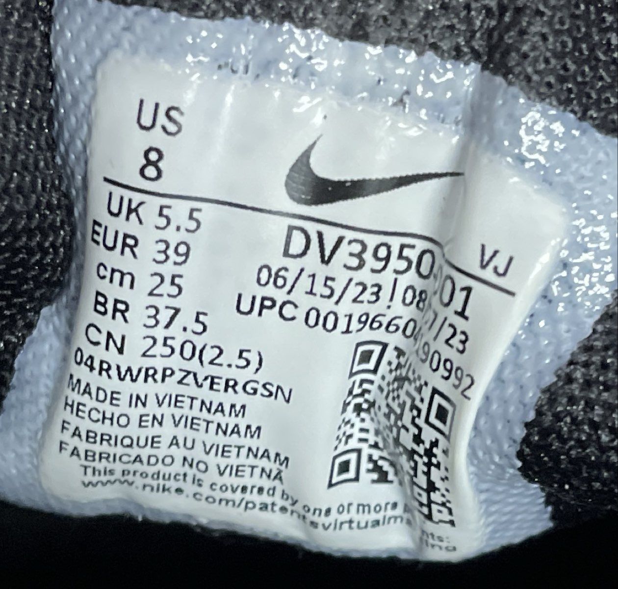 Nike Free Metcon 5 Black White Women's Training Sneakers Size 8