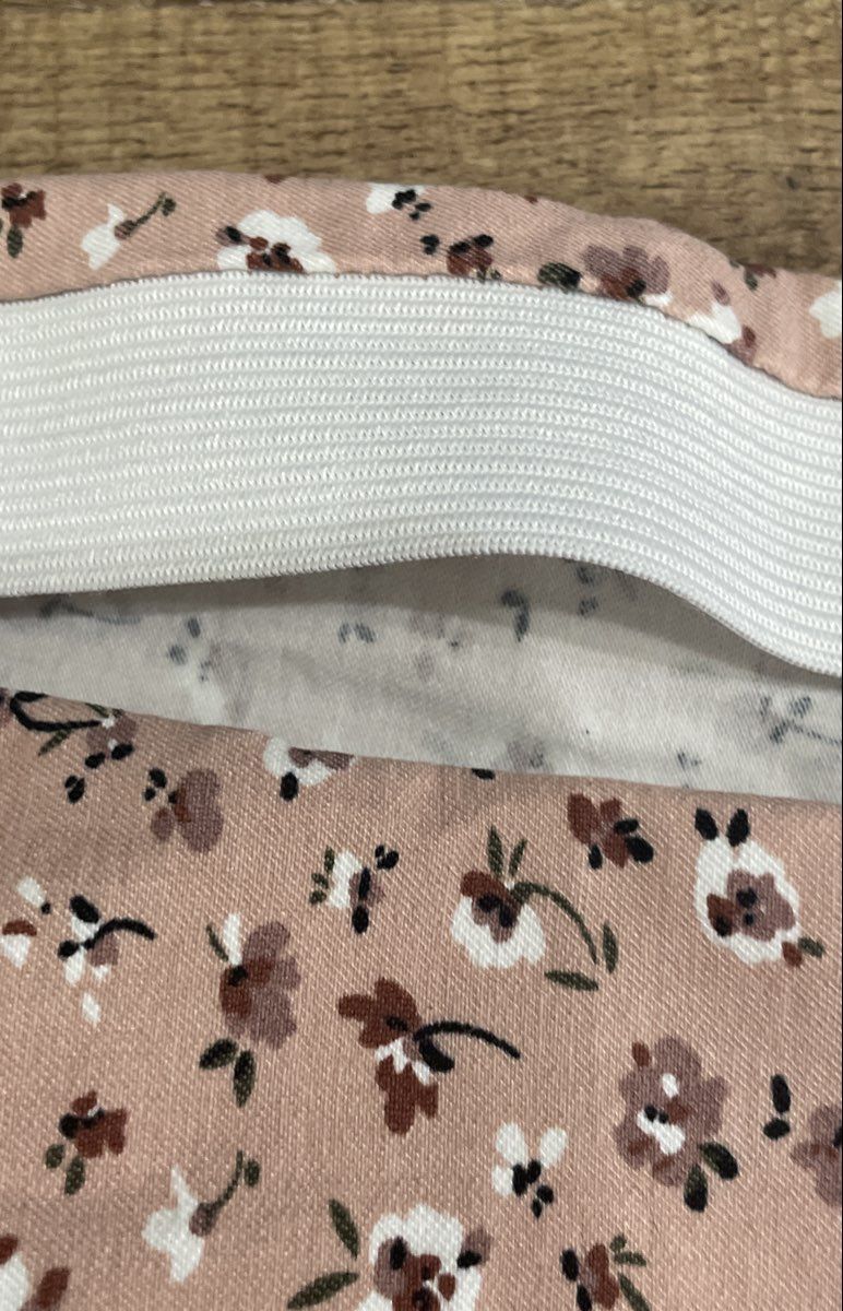 Jules & Leopold Women's Pink Floral Pull On Pants Rayon Blend Stretch Sz L