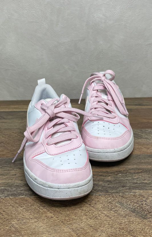 Nike Court Borough Low Recraft White Pink GS Sneakers Size 5.5Y