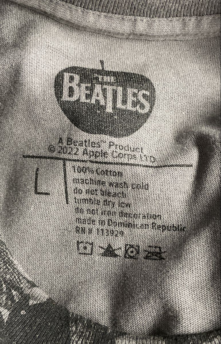 The Beatles Revolver Album Cover T-Shirt Reprint Apple Corps Ltd Sz L