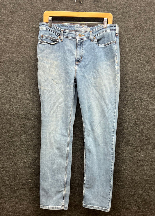 Carhartt Women's Relaxed Fit Light Wash Blue Denim 5-Pocket Jeans Sz 12