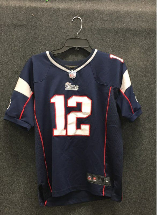 Nike Men's New England Patriots Tom Brady #12 Limited Stitched Jersey Navy 2XL