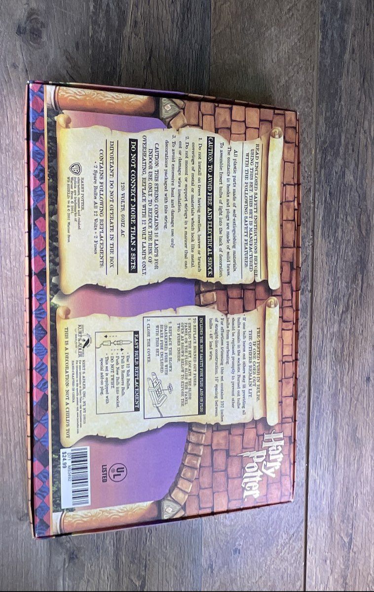IOB Set Of 2 Harry Potter 10 Piece Light Sets