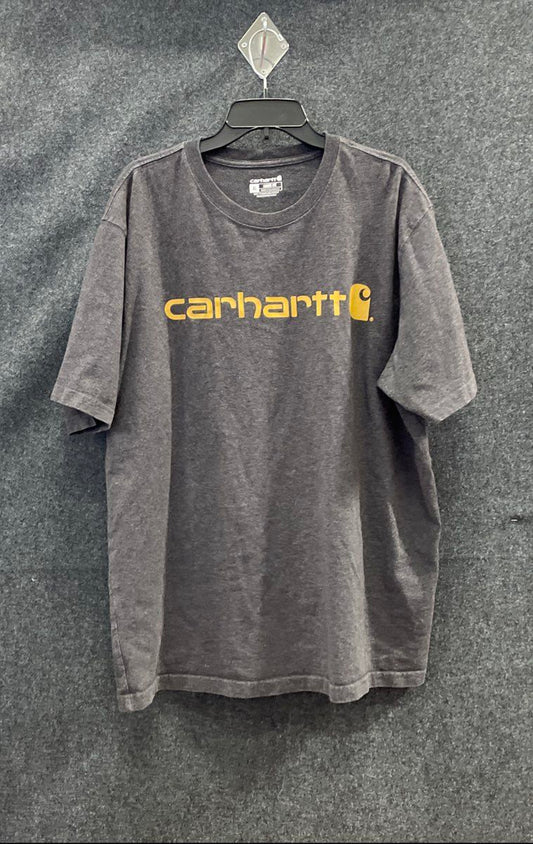Carhartt Men's Workwear Logo Graphic T-Shirt Gray Loose Fit TK0195-M Sz XL