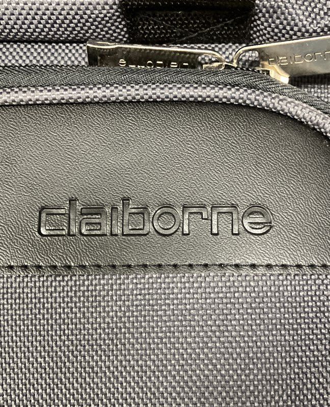 Liz Claiborne Grey Canvas Carry On Duffle Travel Bag NWT
