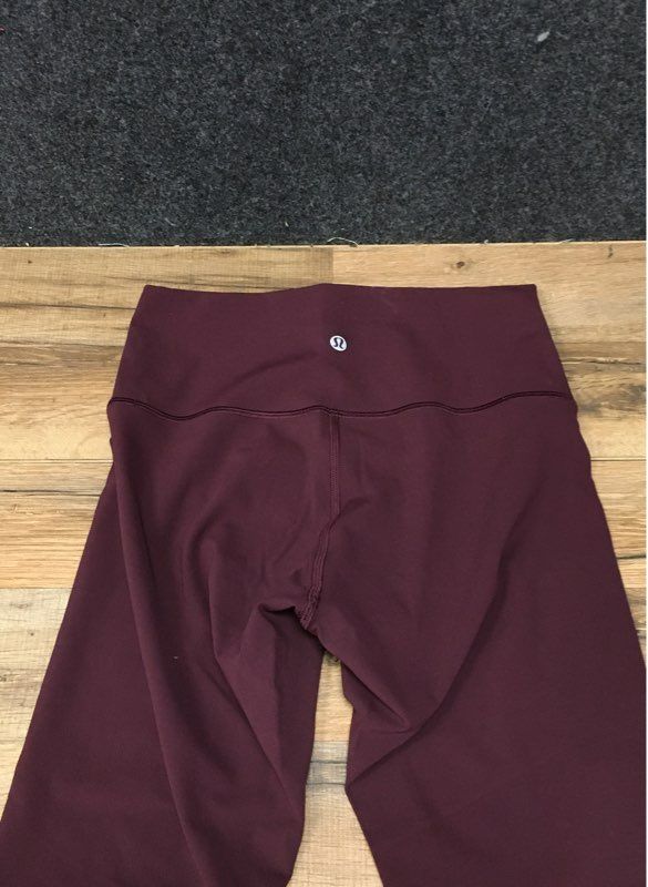 Lululemon Women's Burgundy High-Rise Wunder Under Leggings Sz 6