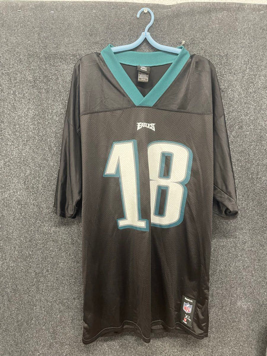 Reebok Philadelphia Eagles Men's Black Maclin #18 NFL Replica Jersey Sz XL