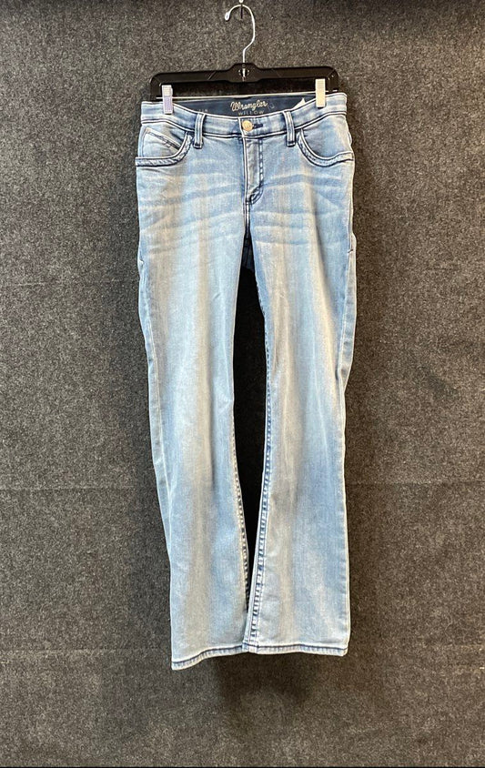 Wrangler Women's Willow Ultimate Riding Jean Light Wash Bootcut Denim Sz 5x32