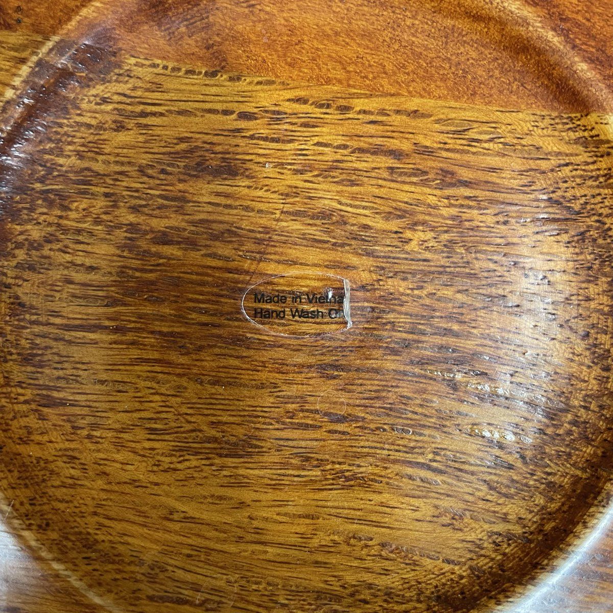 Lot of 5 Wooden Salad Bowls and a Large Salad Bowl