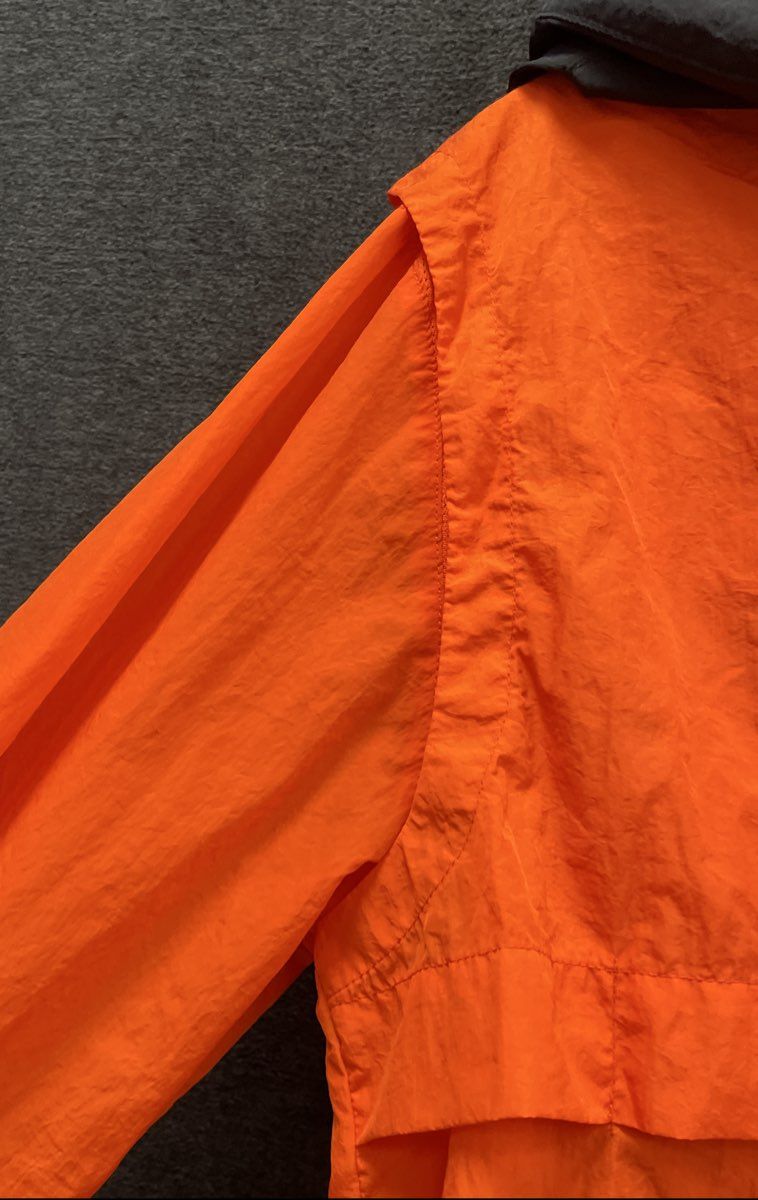 Nike Men's Woodberry Forest School 1/4 Zip Hooded Windbreaker Orange S