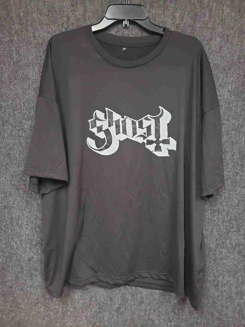 Ghost Band Logo Graphic T-Shirt Black Double Stitch Sz 5XL