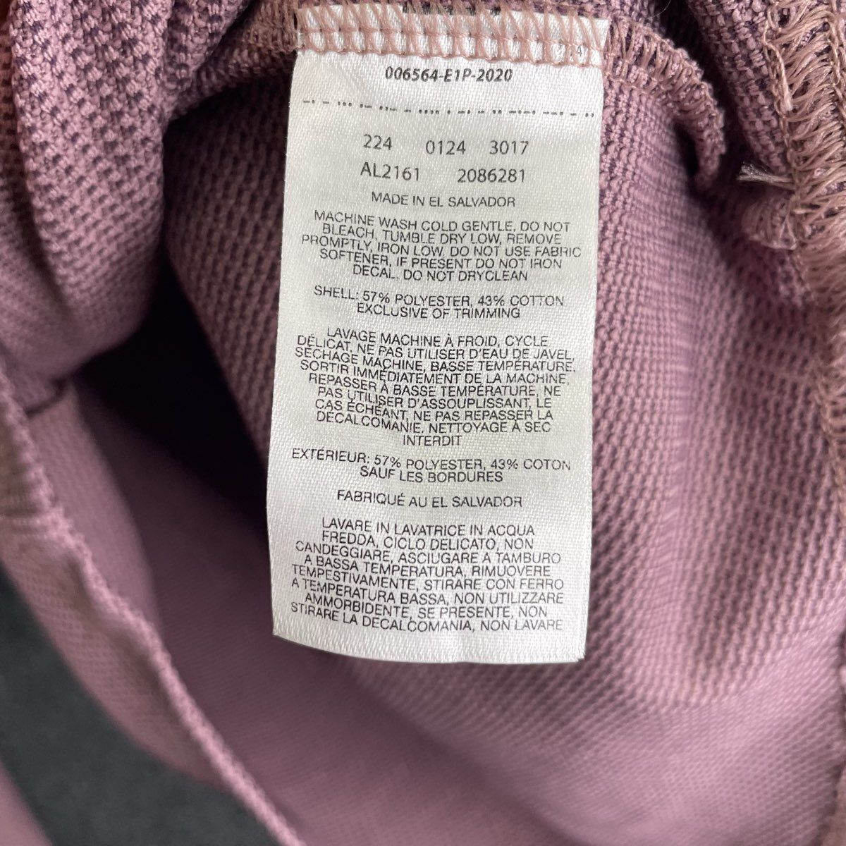 Columbia Women's Blue Point Falls Henley Shirt Dusty Rose Waffle Knit Sz M