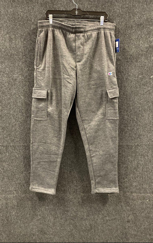 Champion Men's Gray Cargo Fleece Sweatpants Joggers NWT Size XL