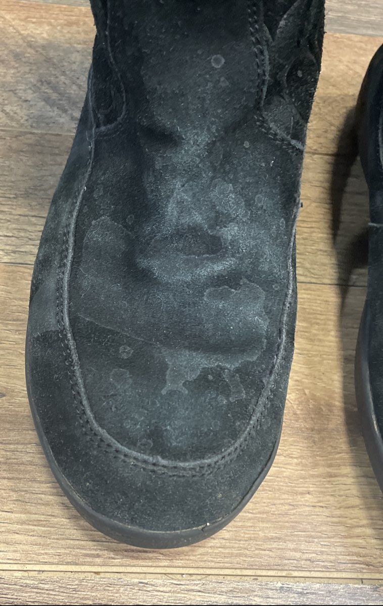 Coach Signature Monogram Black Suede Mid-Calf Women's Boots