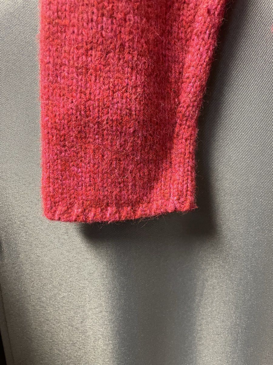 L.L. Bean Women's Red Lambswool Angora Blend Crewneck Pullover Sweater Sz XS
