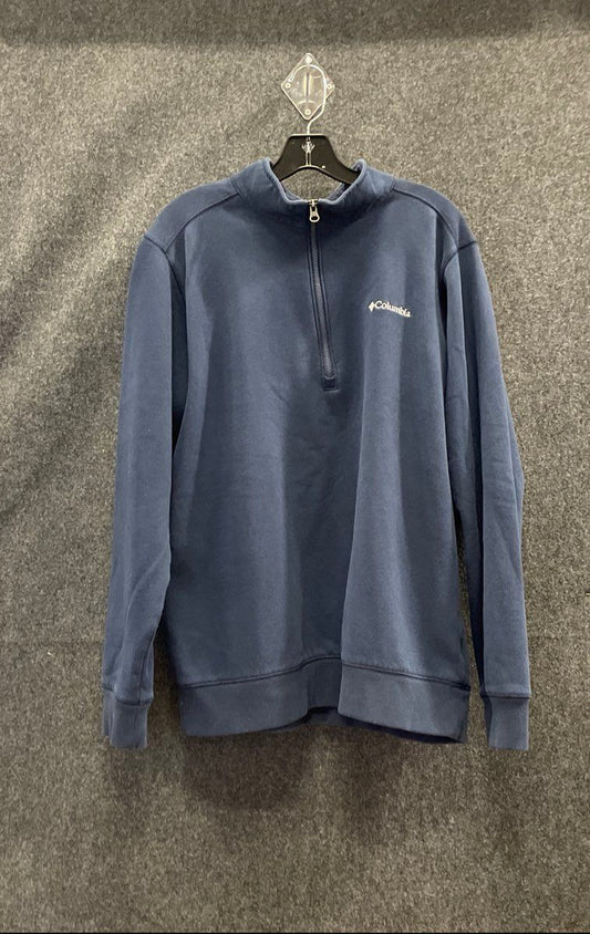 Columbia Men's Navy Hart Mountain II 1/4 Zip Pullover Jacket Size L