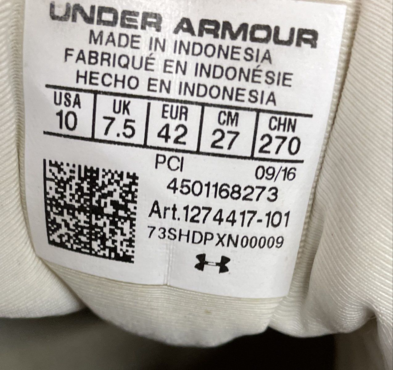 Under Armour Micro G Limitless TR White Silver Women's Training Shoes Size 10