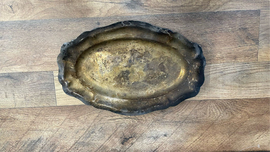Vintage Style Sliver-Plated Tray