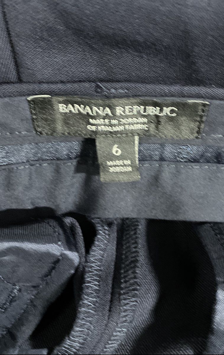 Banana Republic Women's Navy Italian Fabric Dress Pants Trousers Sz 6