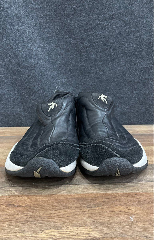 Vintage 2000s AND1 Chosen One Black White Leather Basketball Shoes Size 12